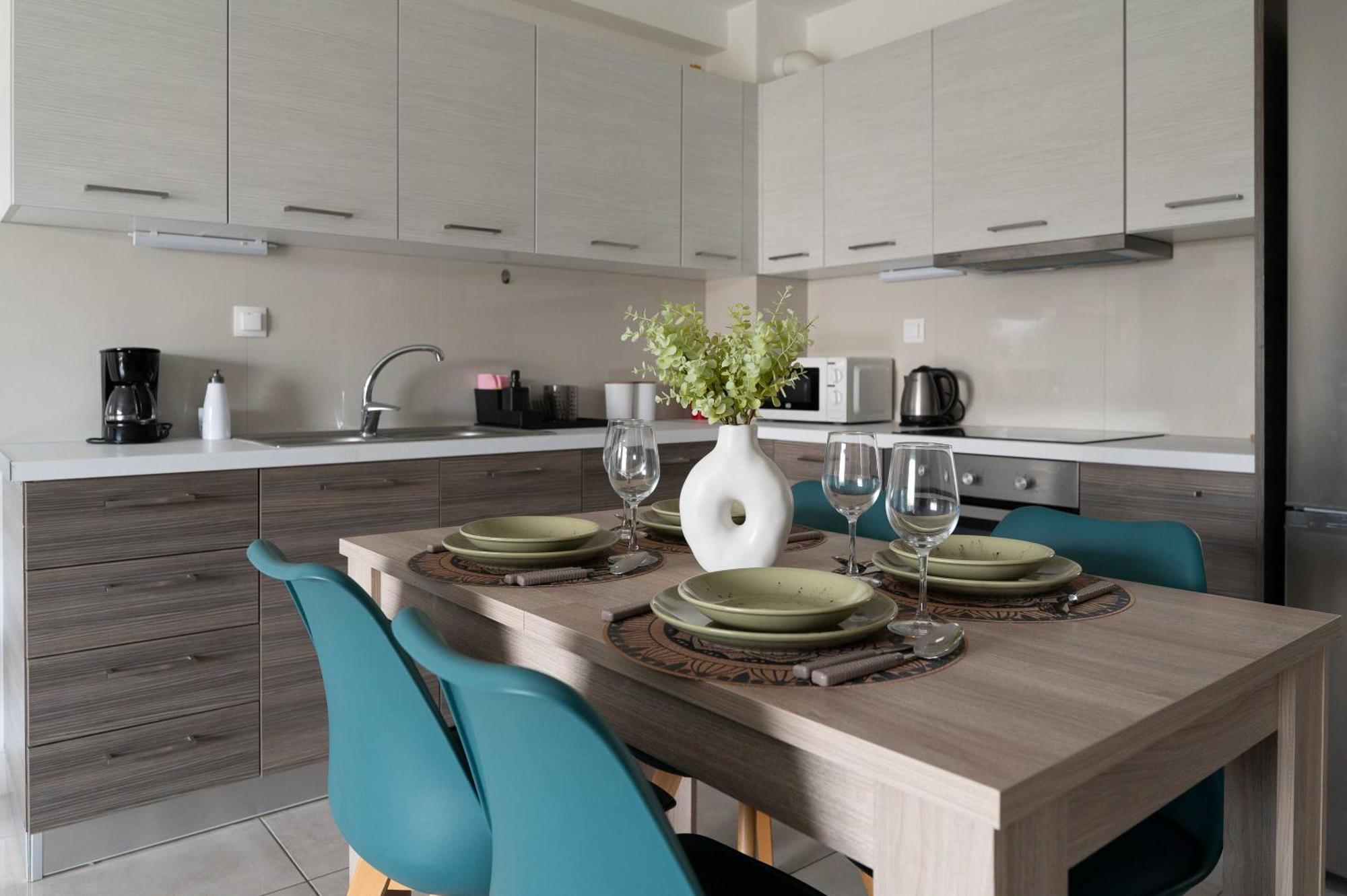 Modern Spacious Apartment Located In Piraeus Pireu Exterior foto